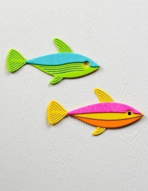 Birch Press Design Block Print Pond Fish