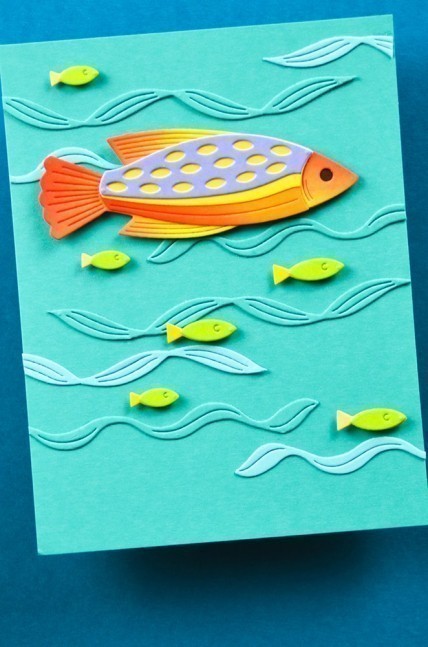 Birch Press Design Block Print Swift Fish