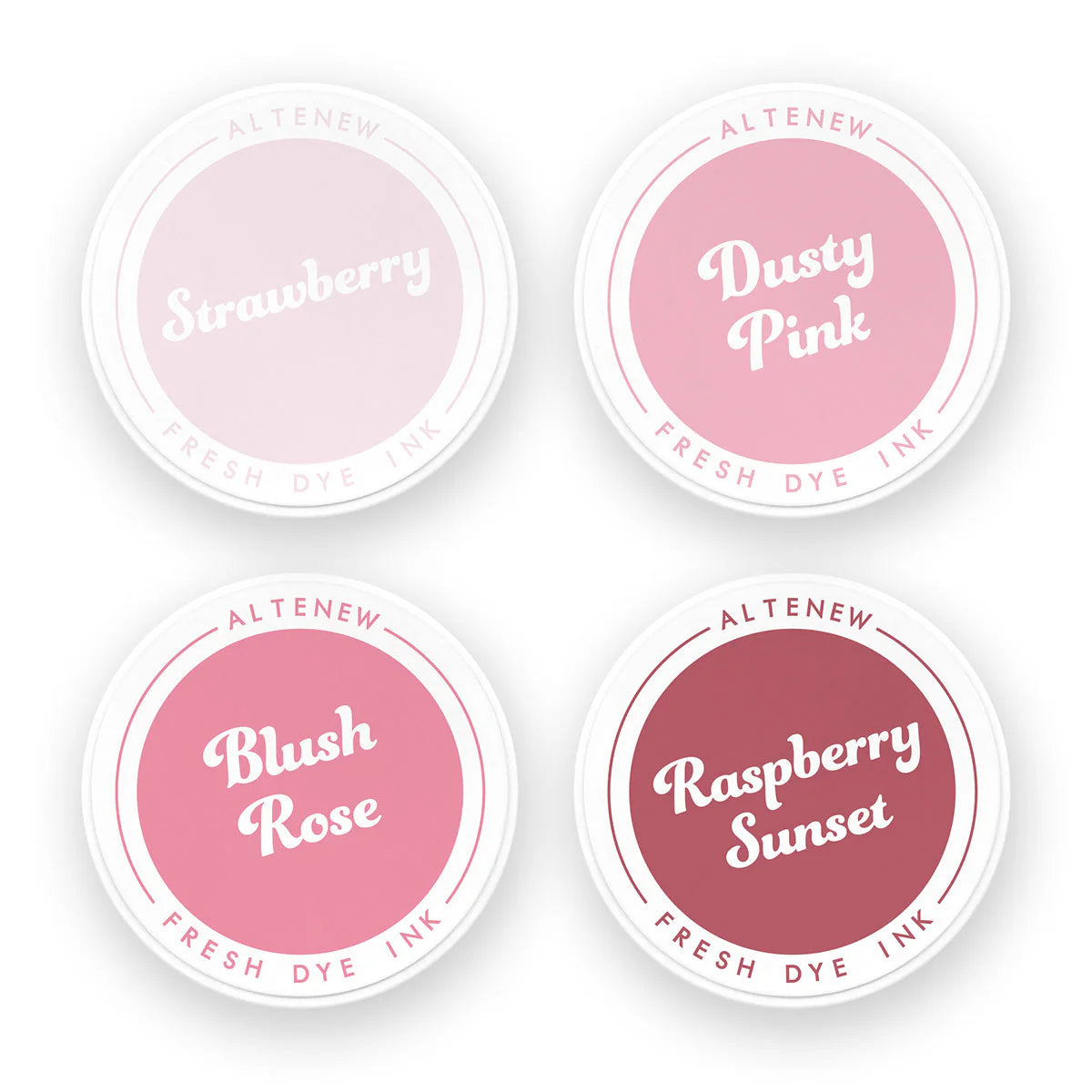 Altenew Blushberry Bliss Fresh Dye Ink - Complete Bundle