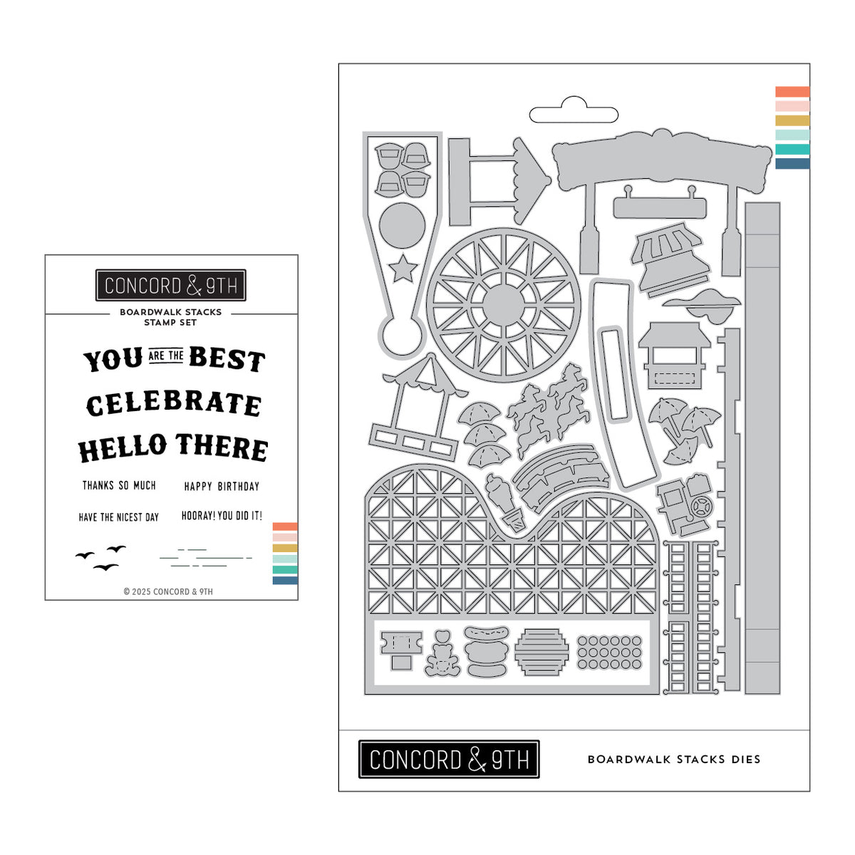 Concord & 9th Boardwalk Stacks Stamp & die Bundle