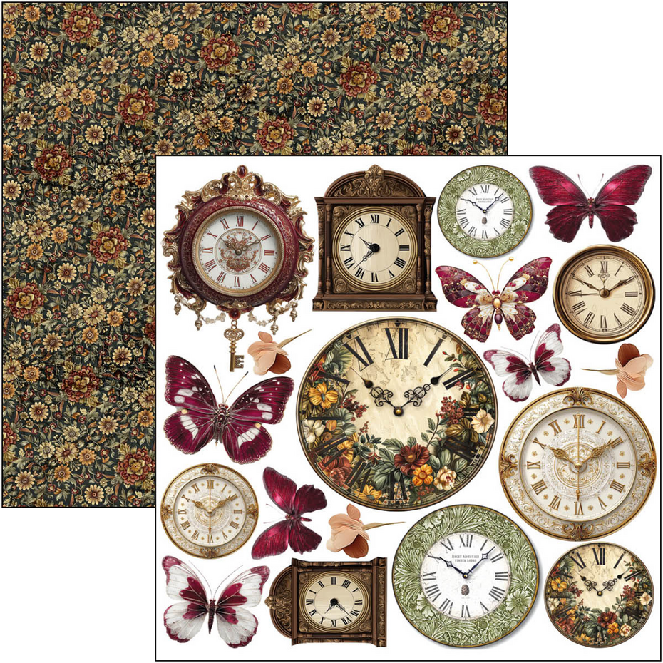 Ciao Bella Book Lovers 6x6 Inch Fussy Cut Pad (24pcs) (CBQE091)