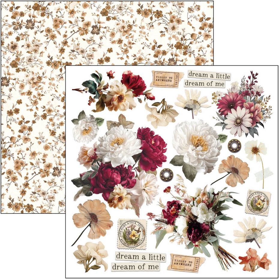 Ciao Bella Book Lovers 6x6 Inch Fussy Cut Pad (24pcs) (CBQE091)