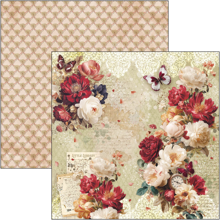 Ciao Bella Book Lovers Pad 8x8 Inch Paper Pad (12pcs) (CBH091)