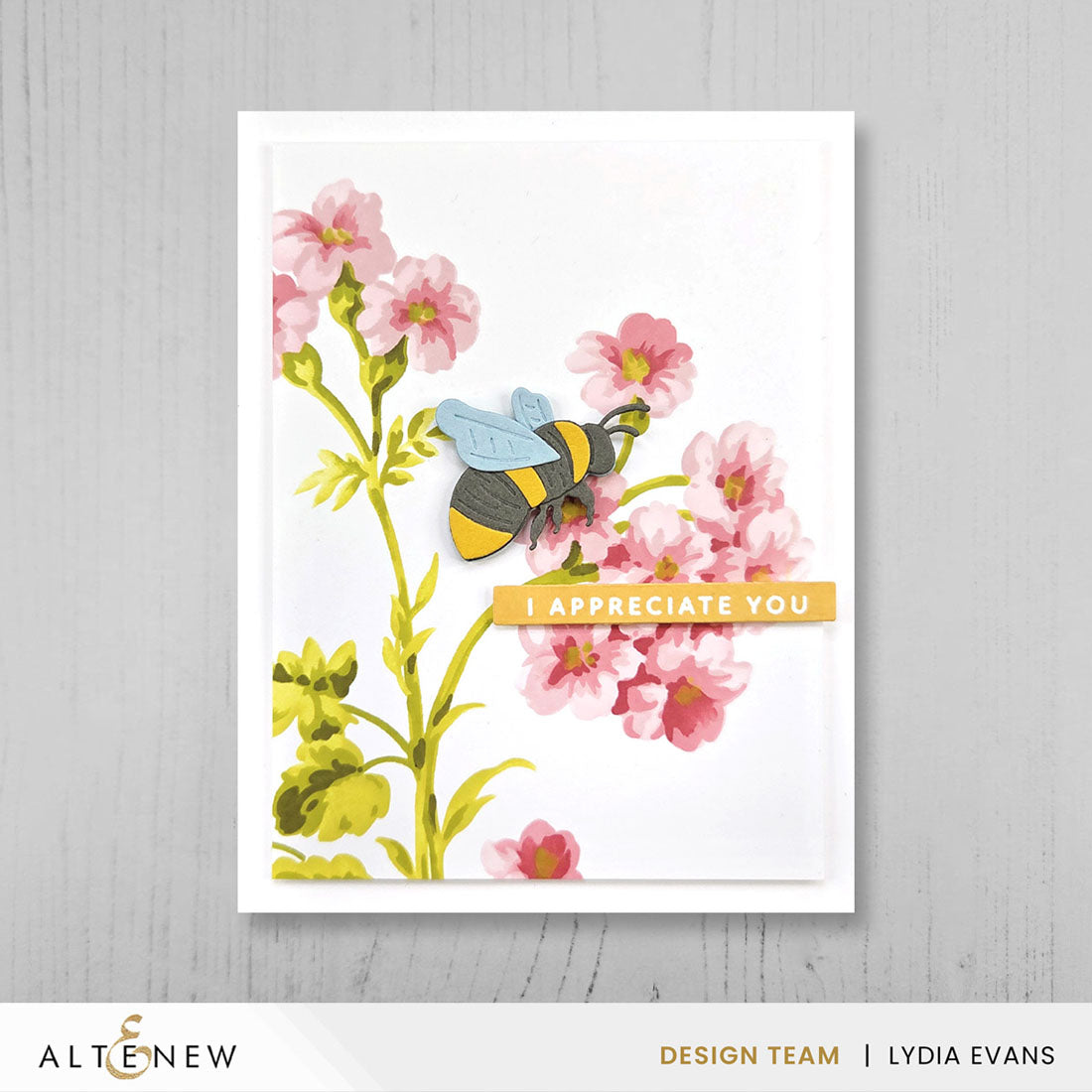 Altenew Bubbly Bumble Bee Layering Die Set