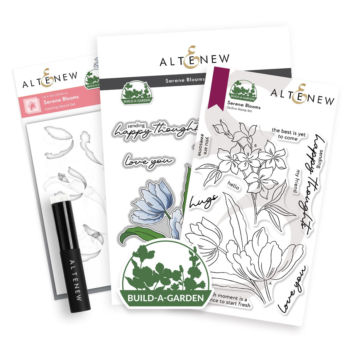 Altenew Build-A-Garden: Serene Blooms