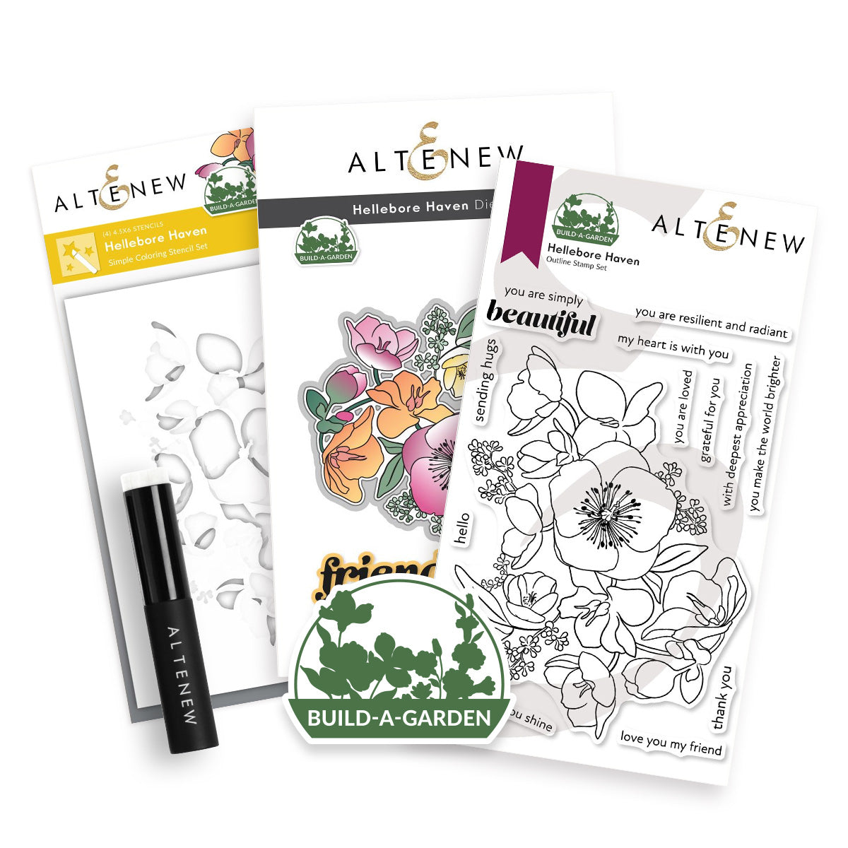 Altenew Build-A-Garden: Hellebore Haven + Add-on Folder