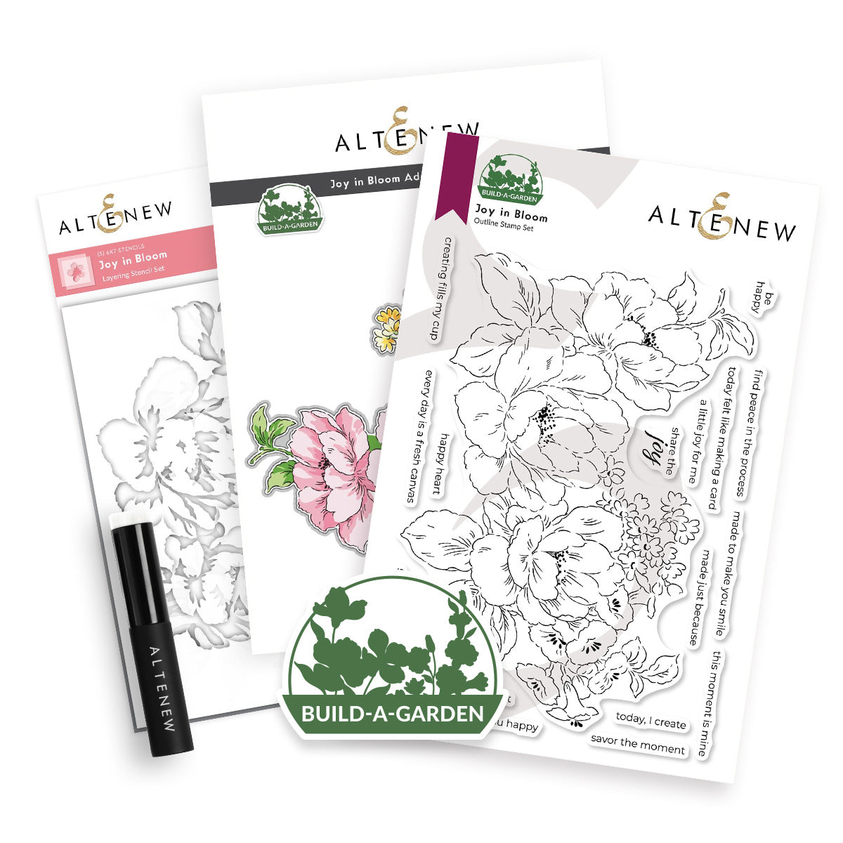 Altenew Build-A-Garden: Joy in Bloom & Add-on Die Bundle - ALT11644BN