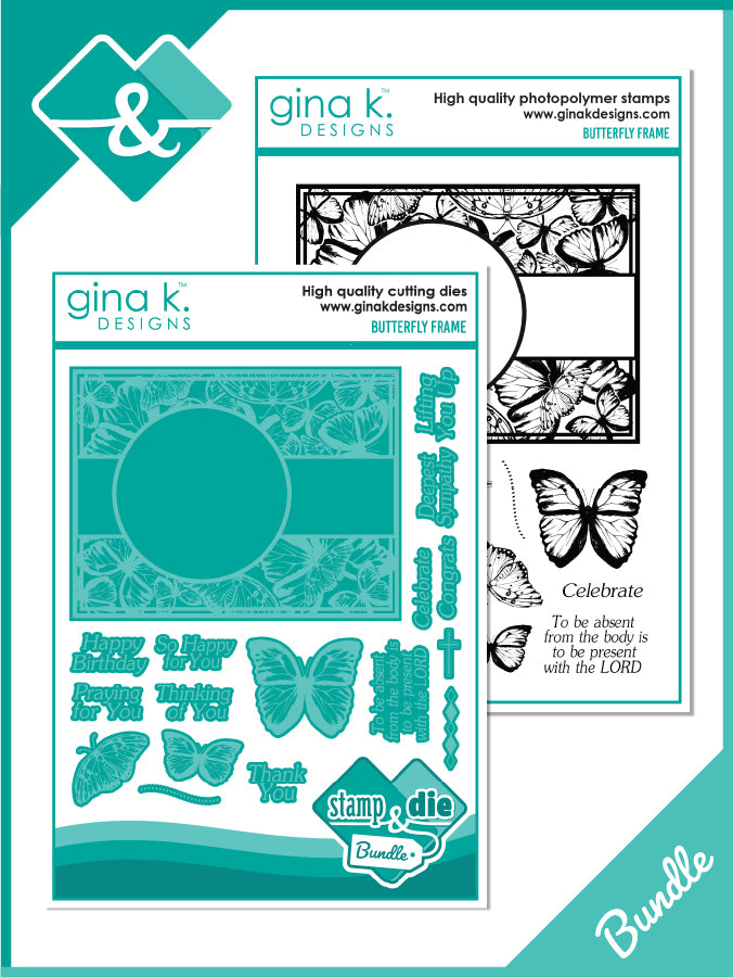 Gina K Designs BUNDLE- Butterfly Frame