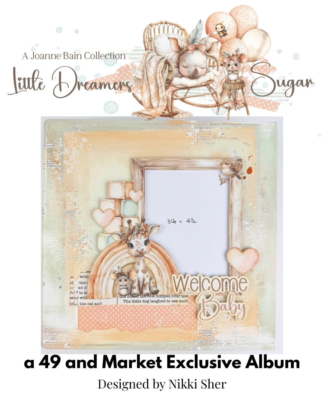 49 and Market Little Dreamers: Sugar Album by Nikki Sher (PINK)