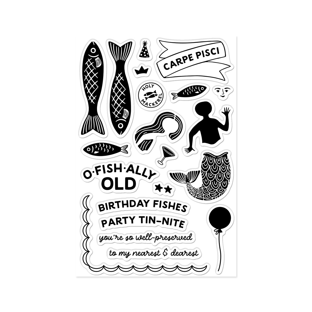 Hero Arts Well Preserved Clear Stamp Set