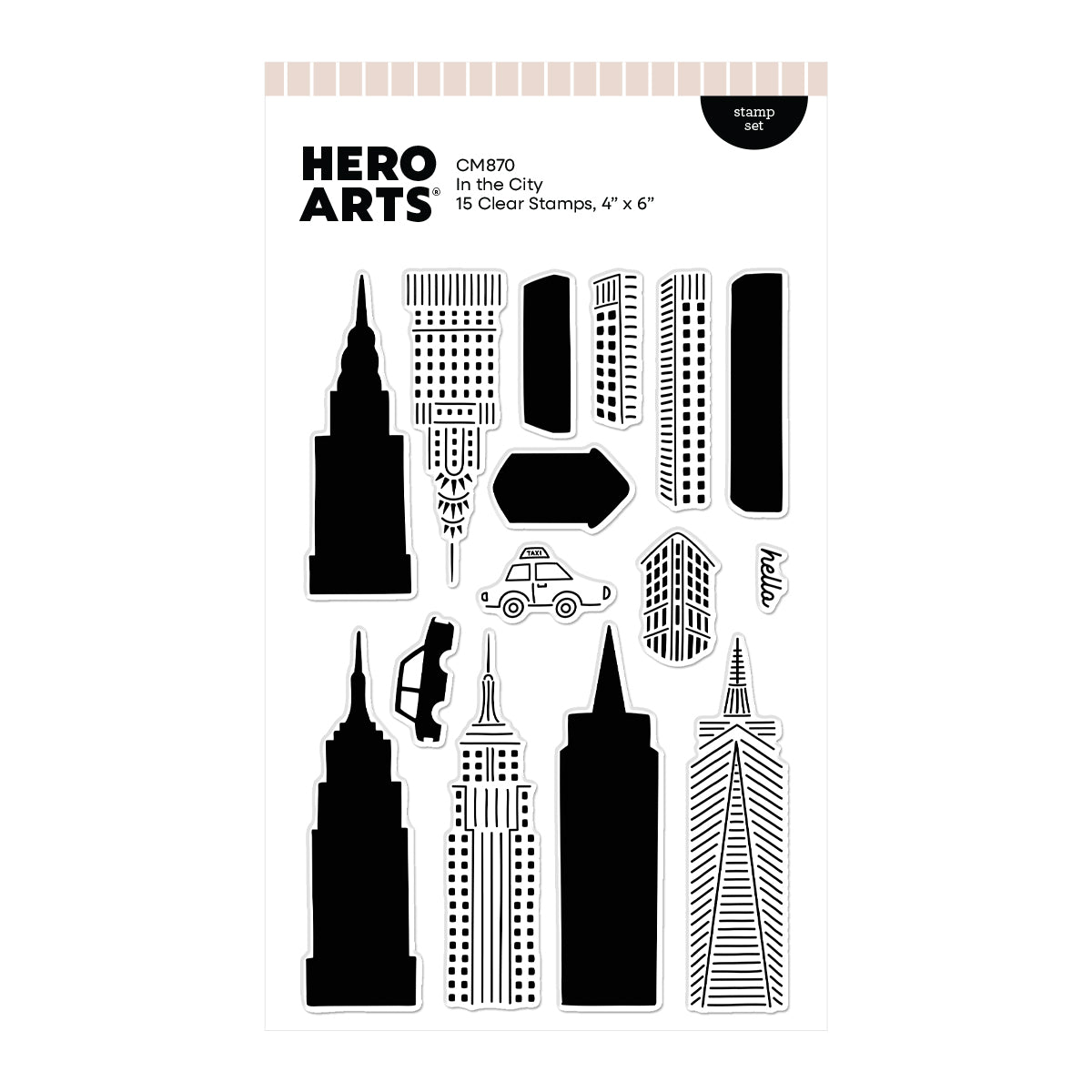 Hero Arts In the City Stamp CM870