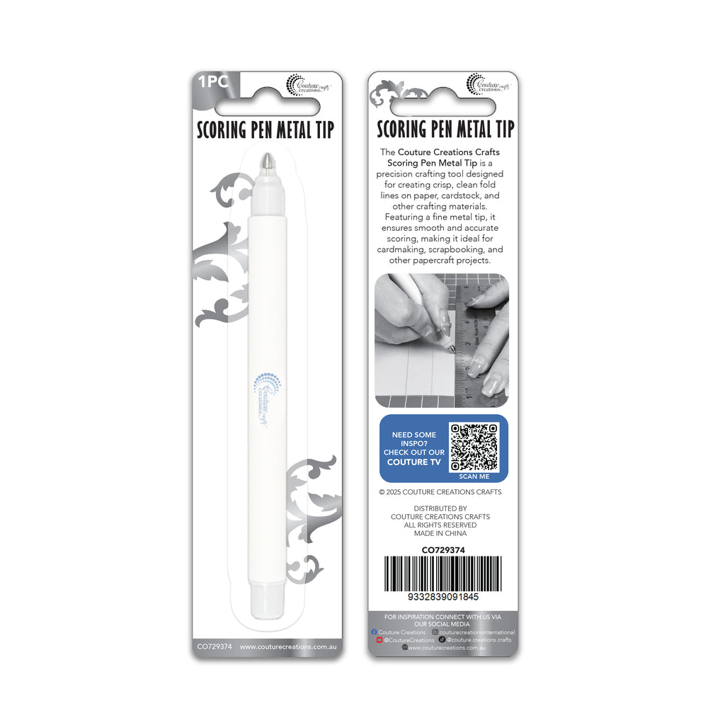 Couture Creations Deluxe Scoring Pen w/Metal tip