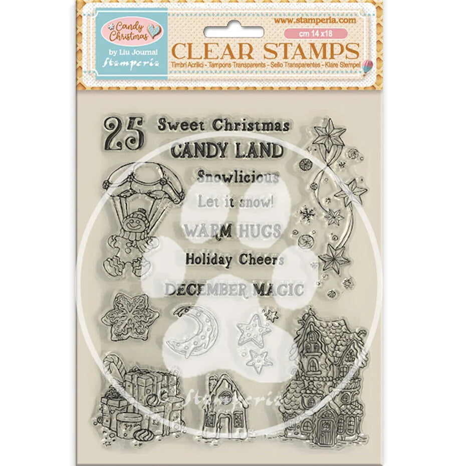 Stamperia Candy Christmas Clear Stamp (WTK223)