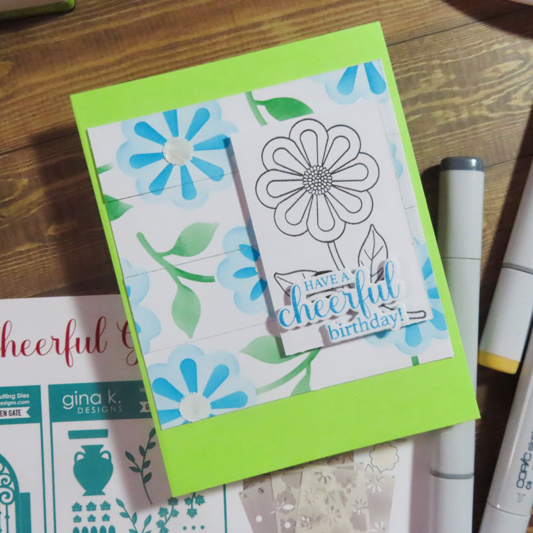 Gina K Designs STAMPS – Cheerful Flowers