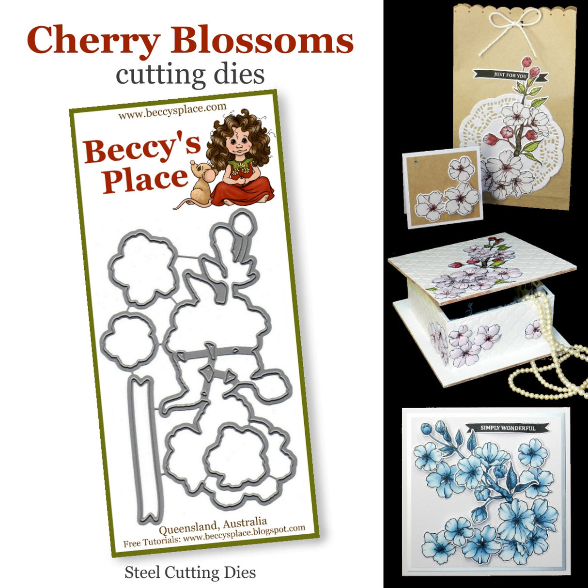 Beccy's Place Cherry Blossom cutting dies