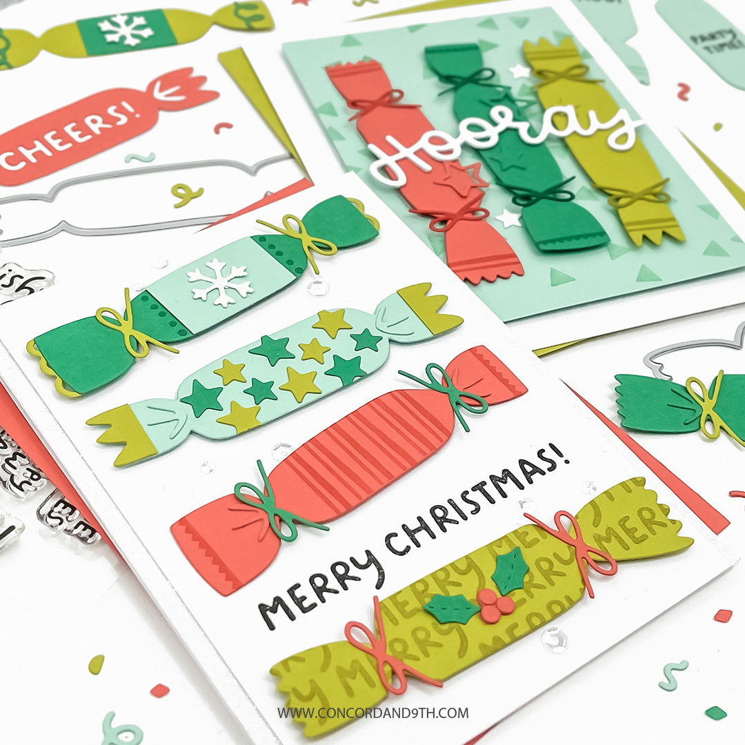 Concord & 9th Christmas Crackers Stamp & Dies Bundle