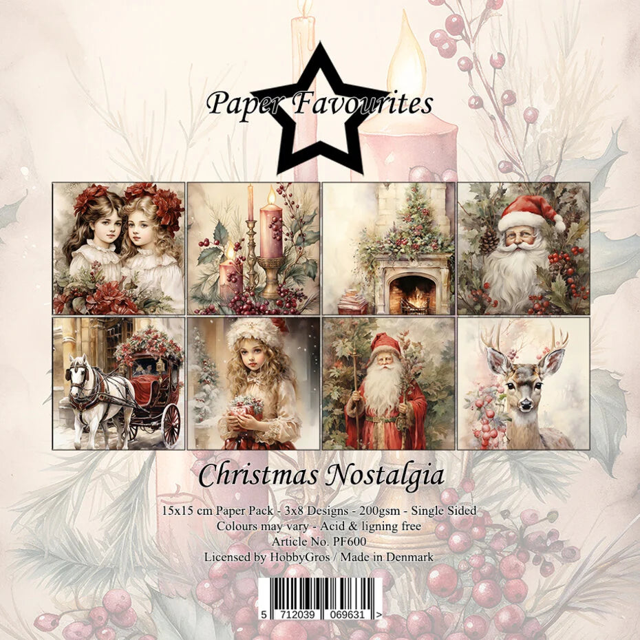 Paper Favourites Christmas Nostalgia 6x6 Inch Paper Pad