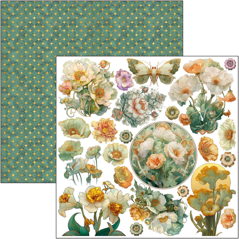 Ciao Bella Artemis 12x12 Inch Paper Pad (12pcs) (CBPM094)
