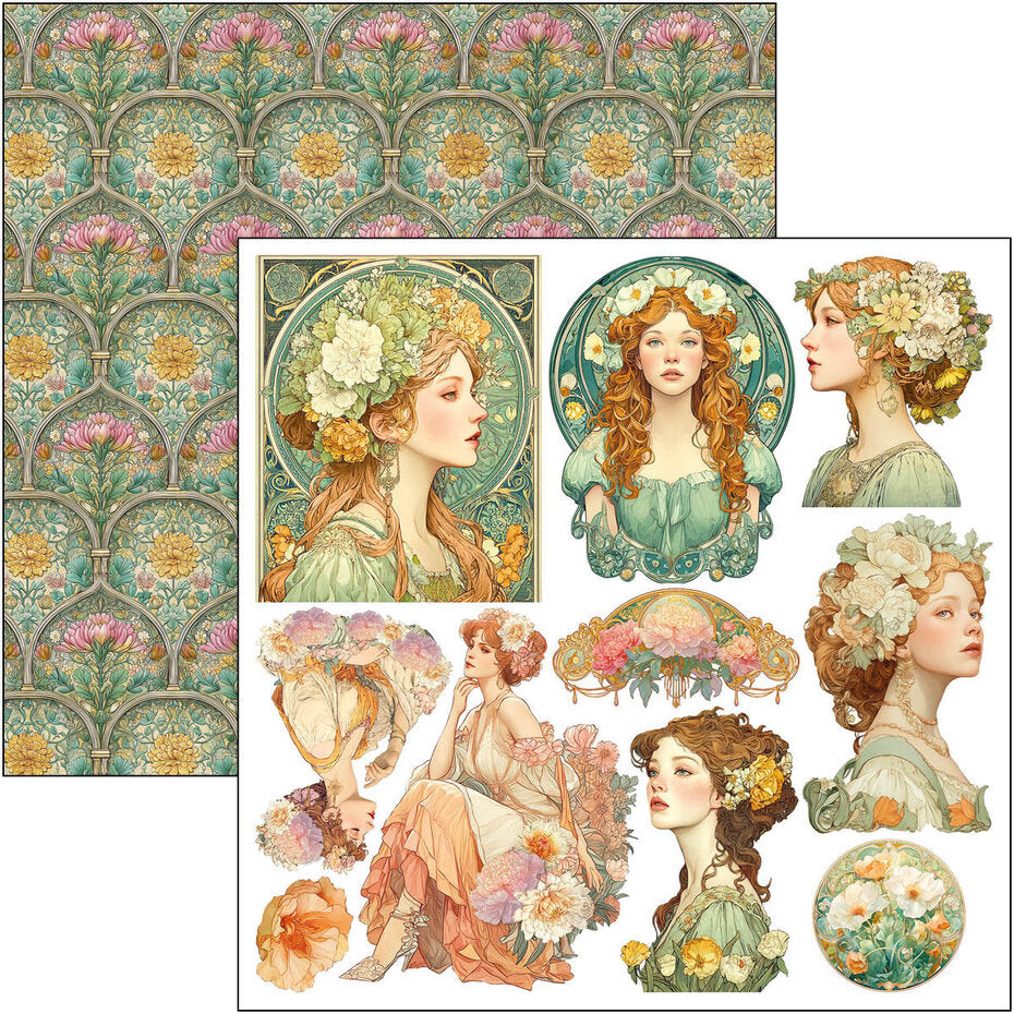Ciao Bella Artemis 6x6 Inch Fussy Cut Pad (24pcs) (CBQE094)