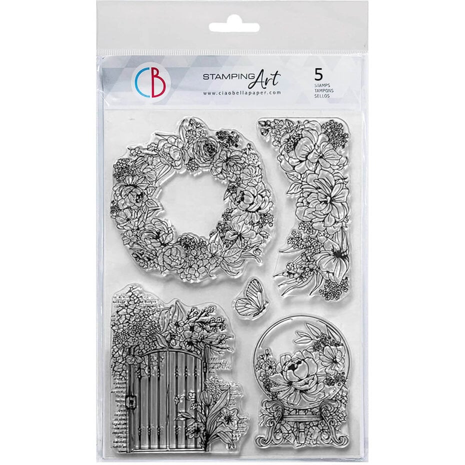 Ciao Bella Artemis 6x8 Inch Clear Stamps The secret garden (PS8076)
