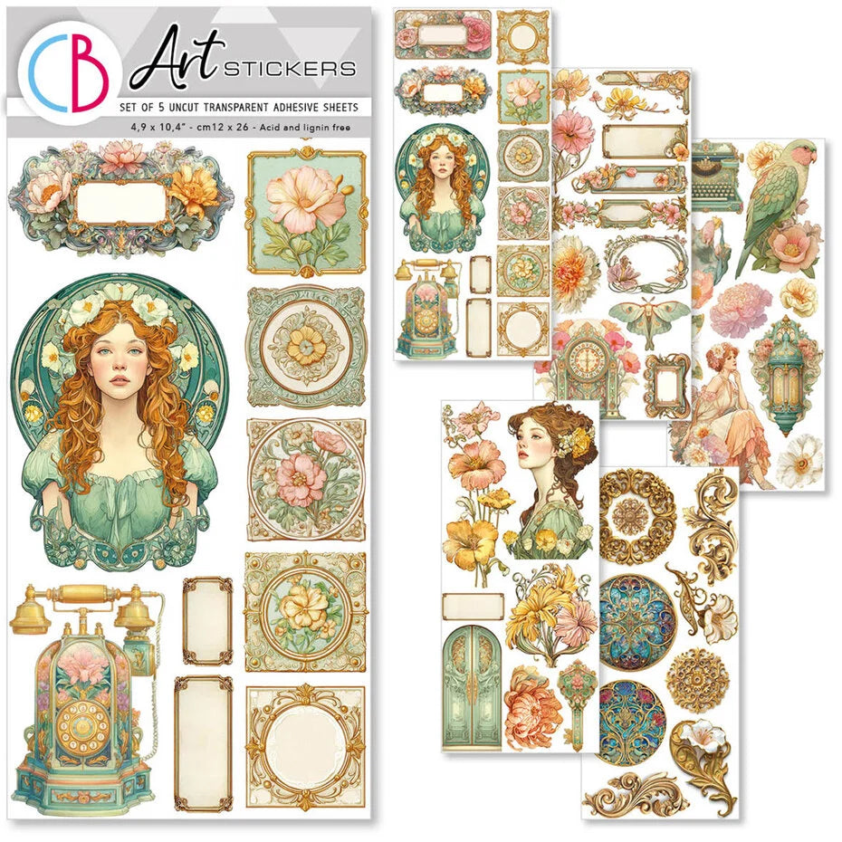 Ciao Bella Artemis Transparent Adhesive Sheets (5pcs) (CBI013)