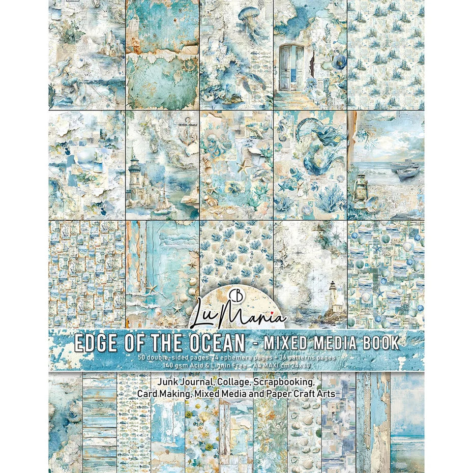 Ciao Bella Edge of the Ocean A4 Maxi Mixed Media Book MA008