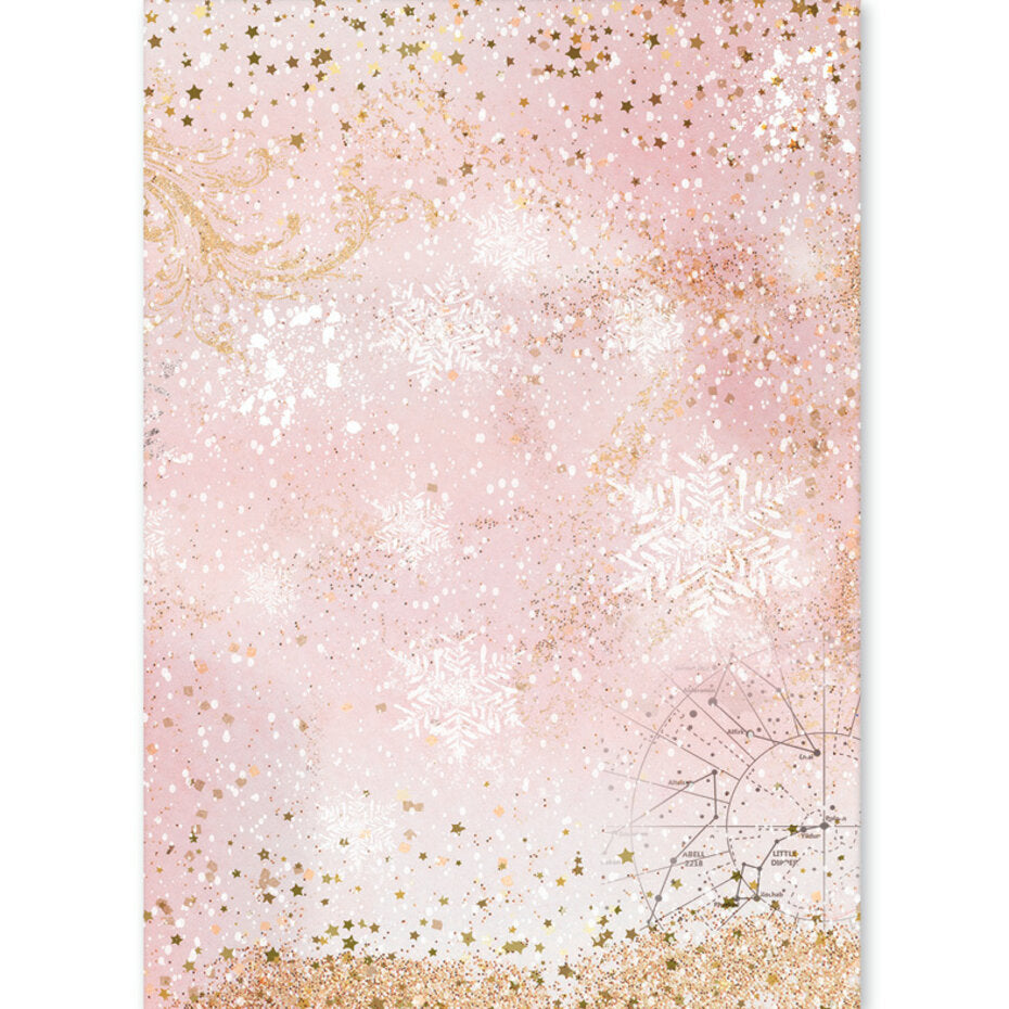 Ciao Bella Golden Winter A5 Rice Paper Mixed (8pcs) - CBRS051