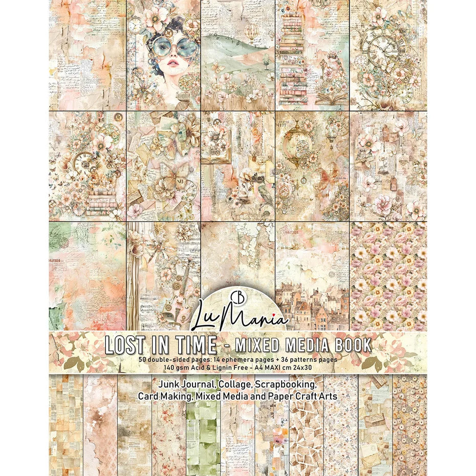 Ciao Bella Lost in Time A4 Maxi Mixed Media Book MA007