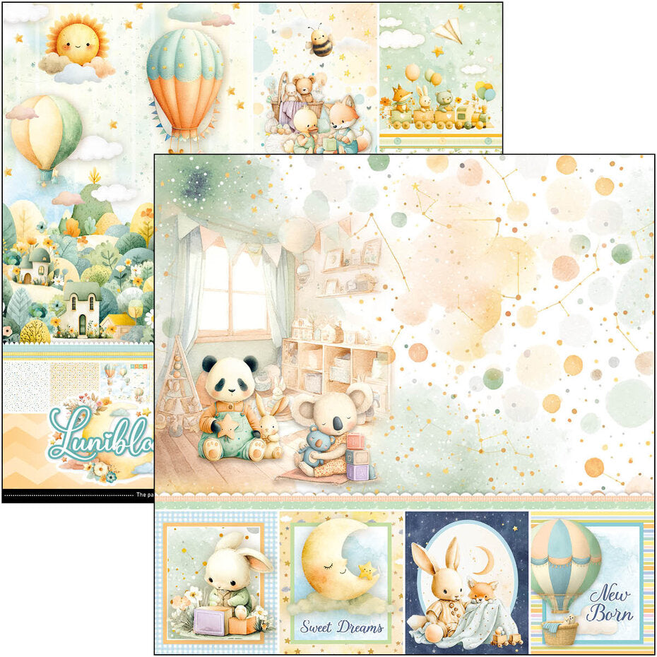 Ciao Bella Lunibloom 12x12 Inch Paper Pad (12pcs) (CBPM093)