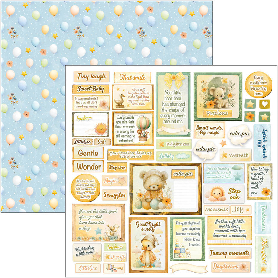 Ciao Bella Lunibloom 12x12 Inch Patterns Pad (8pcs) (CBT093)
