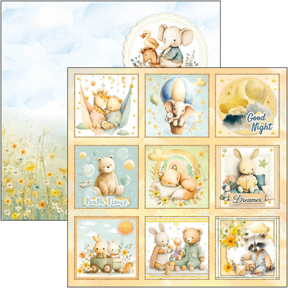 Ciao Bella Lunibloom 12x12 Inch Patterns Pad (8pcs) (CBT093)