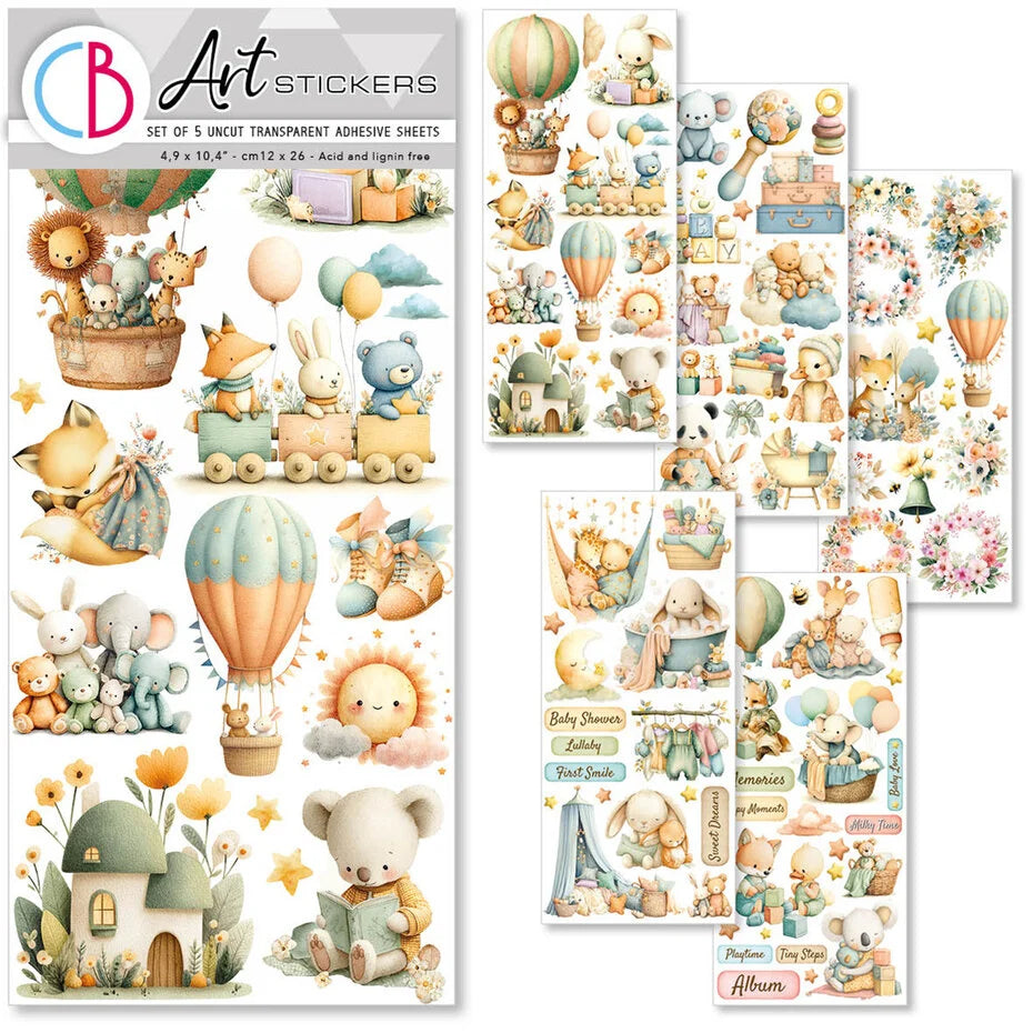 Ciao Bella Lunibloom Transparent Adhesive Sheets (5pcs) (CBI012)