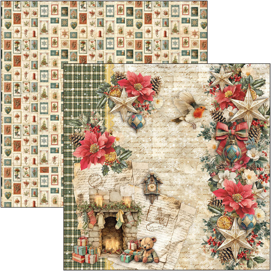 Ciao Bella Merry & Bright 12x12 Inch Paper Pad (12pcs) - CBPM098