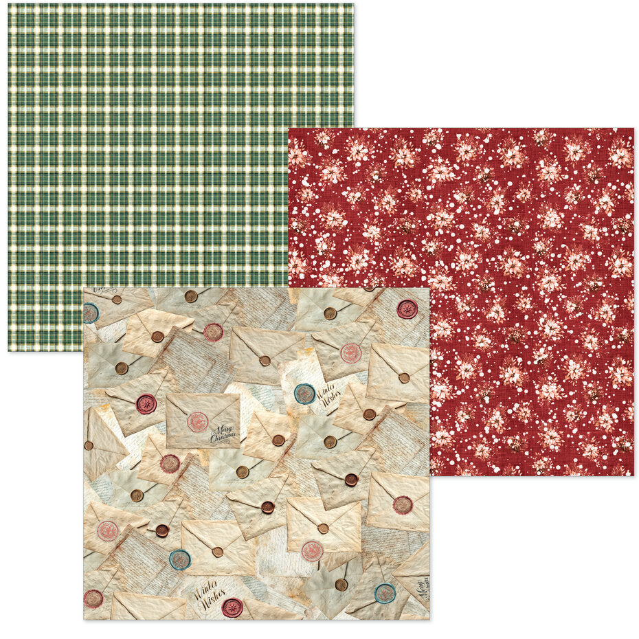 Ciao Bella Merry & Bright A4 Deluxe Paper Silver & Vellum Dual Pack Mixed (6pcs) - CBX011