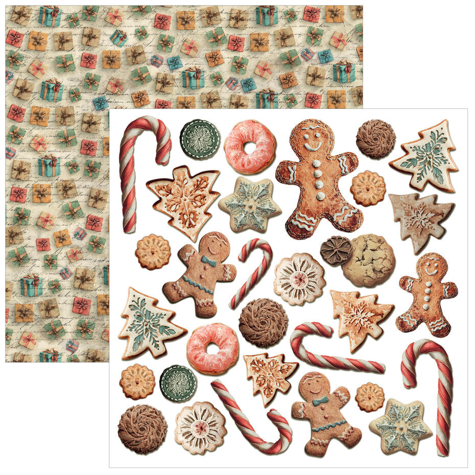 Ciao Bella Merry & Bright 6x6 Inch Fussy Cut Pad (24pcs) - CBQE098