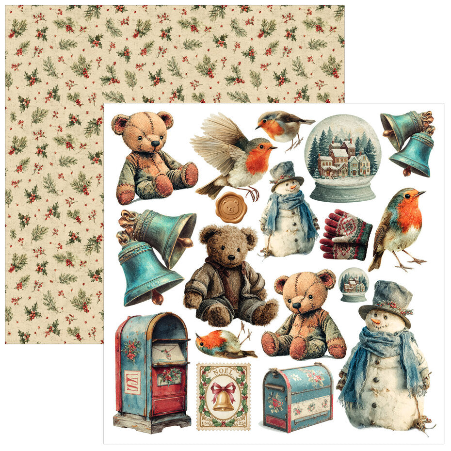 Ciao Bella Merry & Bright 6x6 Inch Fussy Cut Pad (24pcs) - CBQE098