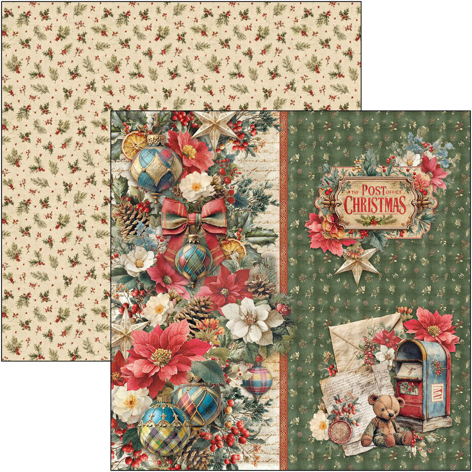 Ciao Bella Merry & Bright 8x8 Inch Paper Pad (12pcs) - CBH098