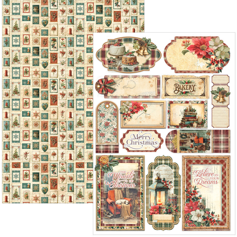 Ciao Bella Merry & Bright A4 Creative Pad (9pcs) - CBCL098