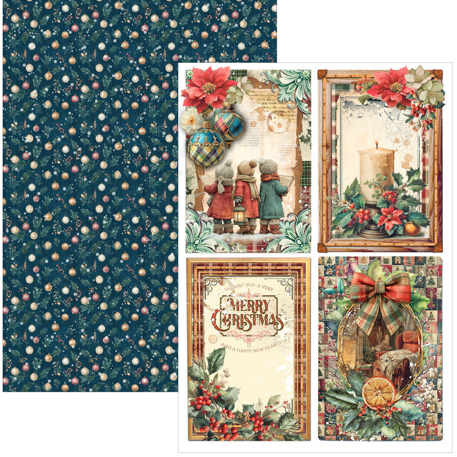 Ciao Bella Merry & Bright A4 Creative Pad (9pcs) - CBCL098