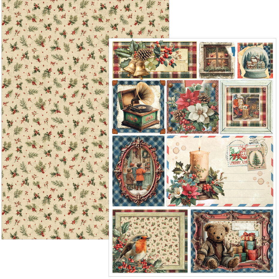 Ciao Bella Merry & Bright A4 Creative Pad (9pcs) - CBCL098