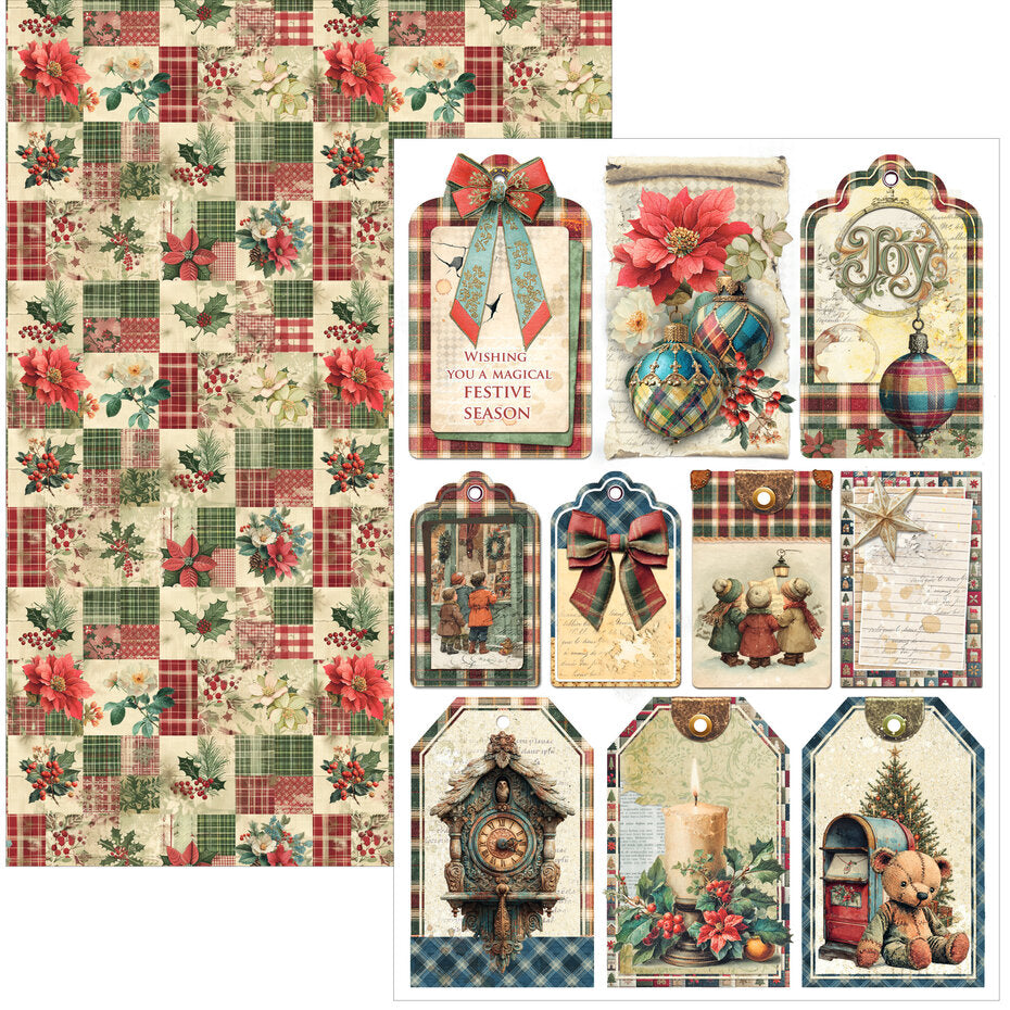 Ciao Bella Merry & Bright A4 Creative Pad (9pcs) - CBCL098