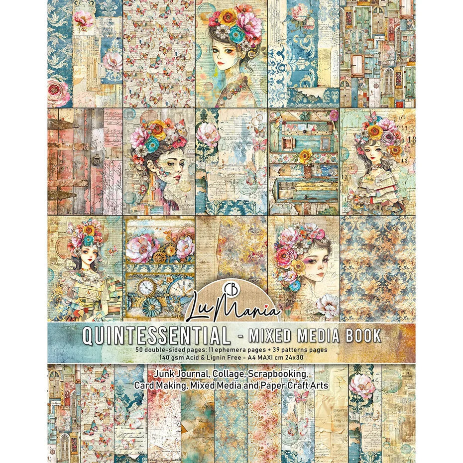 Ciao Bella Quintessential A4 Maxi Mixed Media Book (MA003)