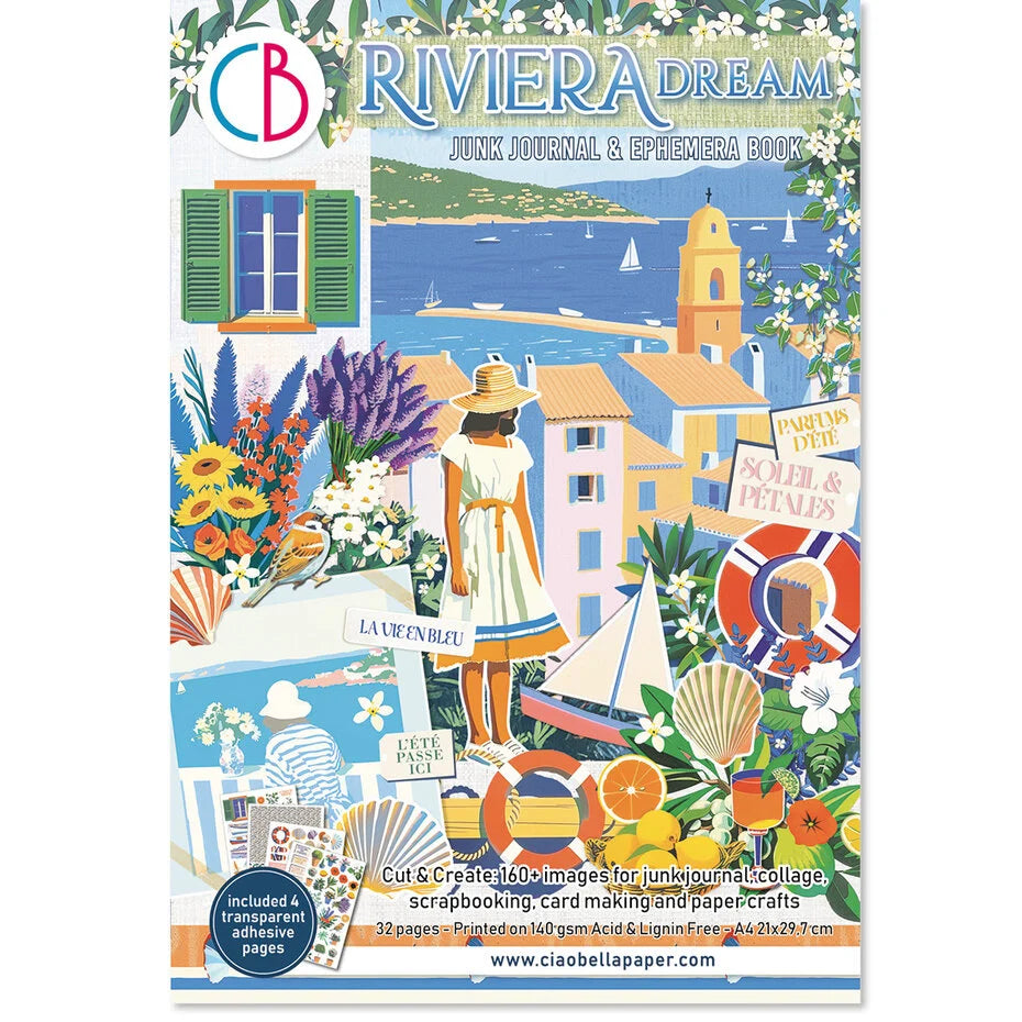 Ciao Bella Riviera Dream Ephemera Book (CBB025)