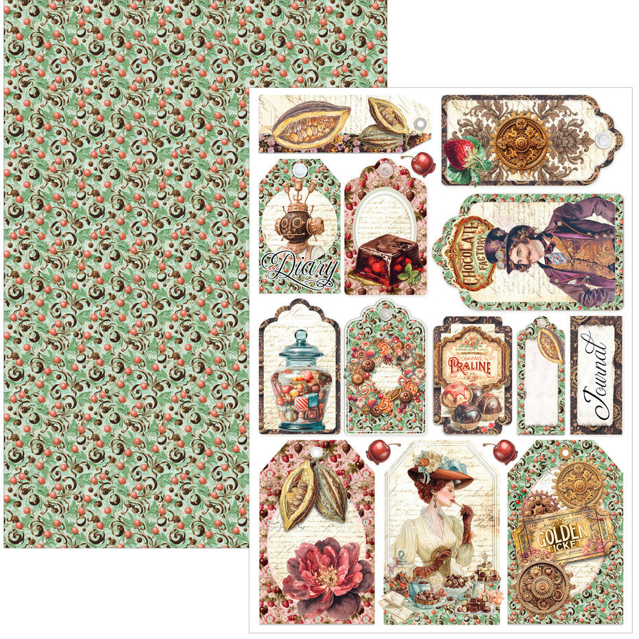 Ciao Bella The Chocolate Factory A4 Creative Pad (9pcs) - CBCL100
