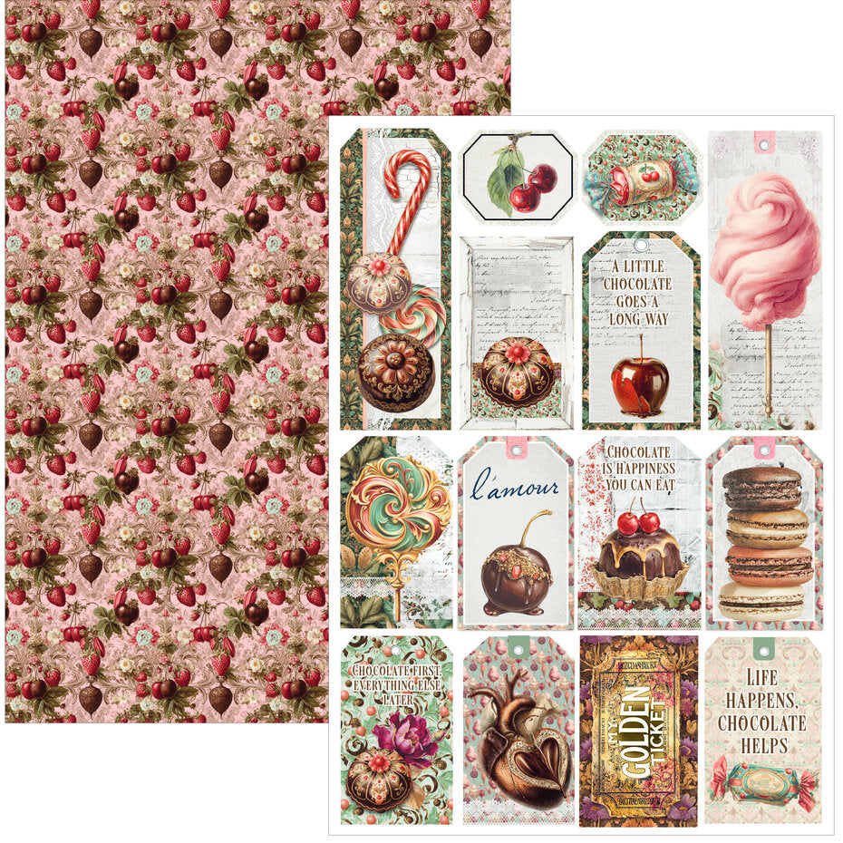 Ciao Bella The Chocolate Factory A4 Creative Pad (9pcs) - CBCL100