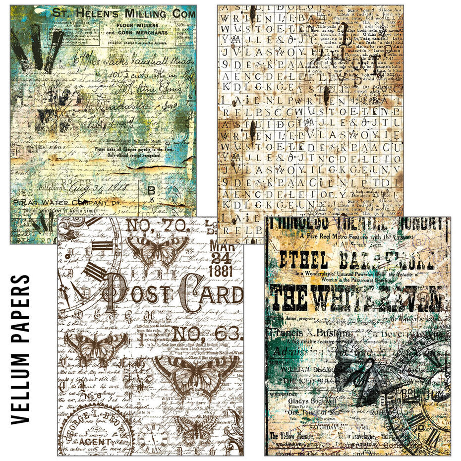 Ciao Bella Time Capsule Craftmix Mixed A5 Paper Pack (8pcs) (MC001)