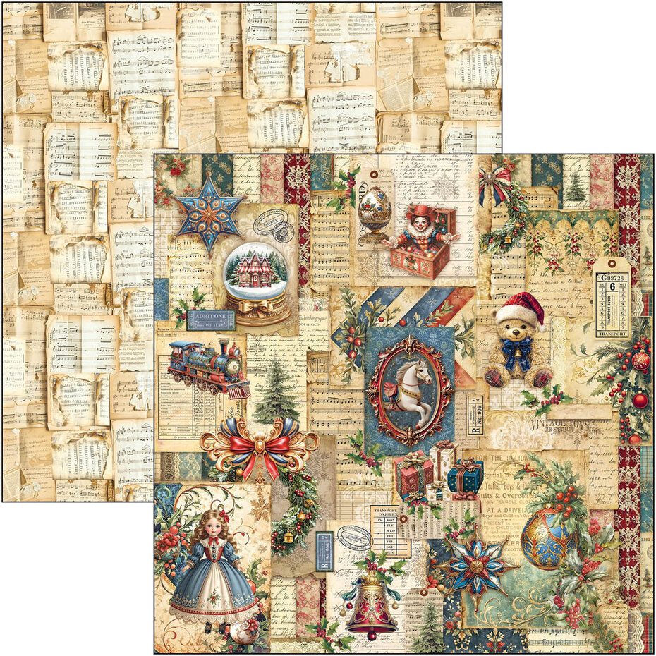 Ciao Bella Toy Shop 12x12 Inch Patterns Pad (8pcs) (CBT089)