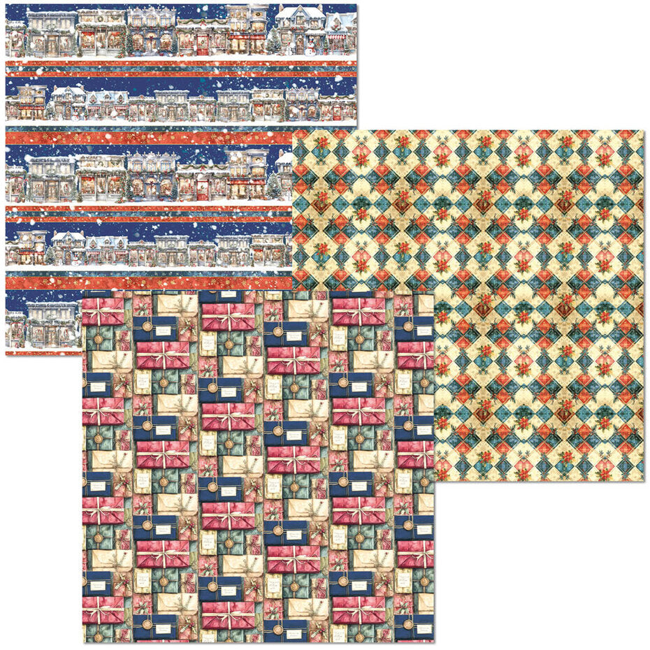 Ciao Bella Toy Shop 6x6 Inch Deluxe Paper Gold & Vellum Dual Pack Mixed (6pcs) (CBXQ002)