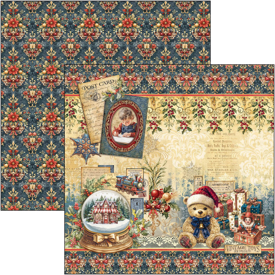 Ciao Bella Toy Shop 8x8 Inch Paper Pad (12pcs) (CBH089)