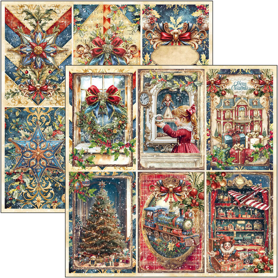 Ciao Bella Toy Shop 8x8 Inch Paper Pad (12pcs) (CBH089)